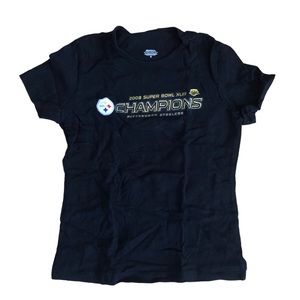 Steelers 2008 Super Bowl Champions t shirt. Size Small.